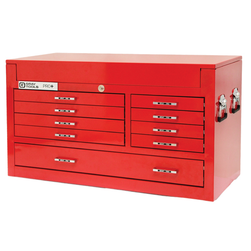 Coffre sup&eacute;rieur de s&eacute;rie PRO+, 42" la, 9 tiroirs, Rouge Moffatt Supply & Specialties