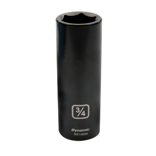 SAE Socket, Impact, 3/8", 1/2" Drive, 6 Points, Deep Moffatt Supply & Specialties