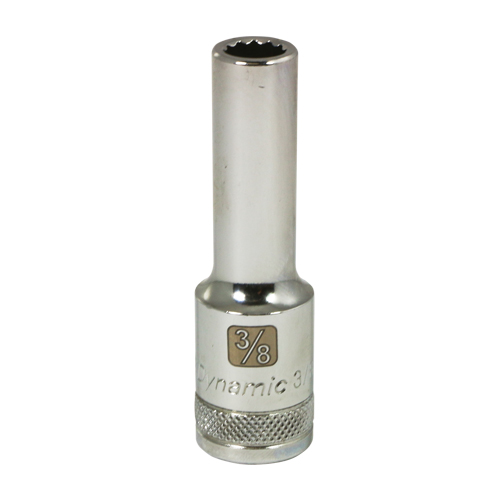 SAE Socket, 3/8", 1/2" Drive, 12 Points, Deep Moffatt Supply & Specialties