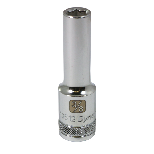 SAE Socket, 3/8", 1/2" Drive, 6 Points, Deep Moffatt Supply & Specialties