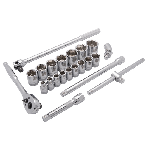 Jeu de douilles SAE, 22 Mcx, Prise de 1/2" Moffatt Supply & Specialties