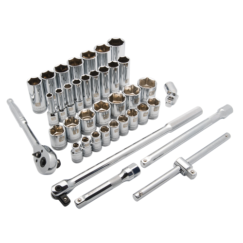 Jeu de douilles SAE, 38 Mcx, Prise de 1/2", Profond Moffatt Supply & Specialties