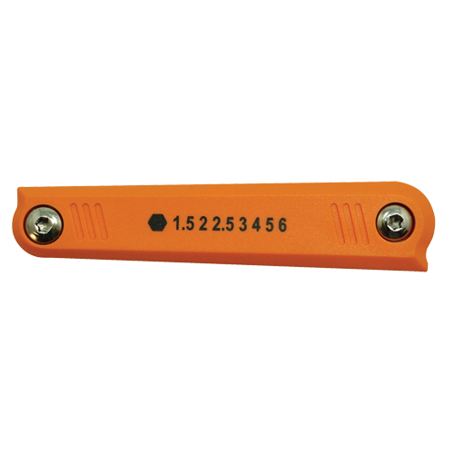 Folding Hex Key Set, 7 Pcs., Torx&reg; Moffatt Supply & Specialties