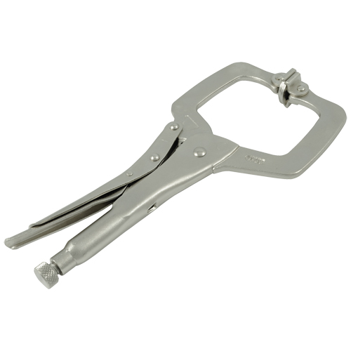 Pinces-&eacute;taux verrouillables avec coussins pivotants, Longueur 6", Pinces serre-joints Moffatt Supply & Specialties