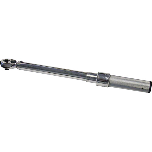 Micro-Adjustable Fixed-Head Torque Wrench, Click, 3/8" Square Drive, 10 - 100 ft-lbs. Moffatt Supply & Specialties
