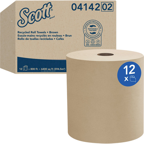 Serviettes en rouleaux durs Universel  de Scott, 1 pli, Standard, 800' lo Moffatt Supply & Specialties