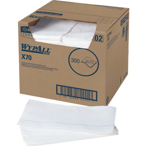 X70 Foodservice Wipers, Specialty, 23-1/2" L x 12-1/2" W Moffatt Supply & Specialties
