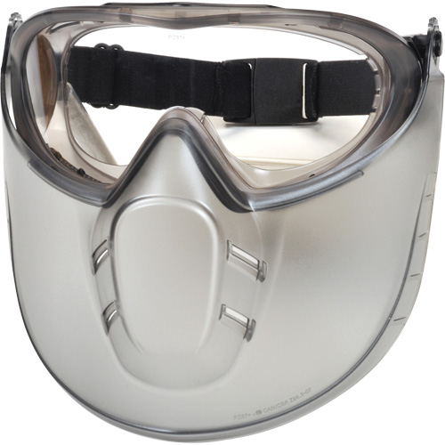 Lunettes de s&eacute;curit&eacute; Capstone Shield avec &eacute;cran facial amovible, Lentille Transparent, Antibu&eacute;e, Ventilation Directe/Ferm&eacute; Moffatt Supply & Specialties