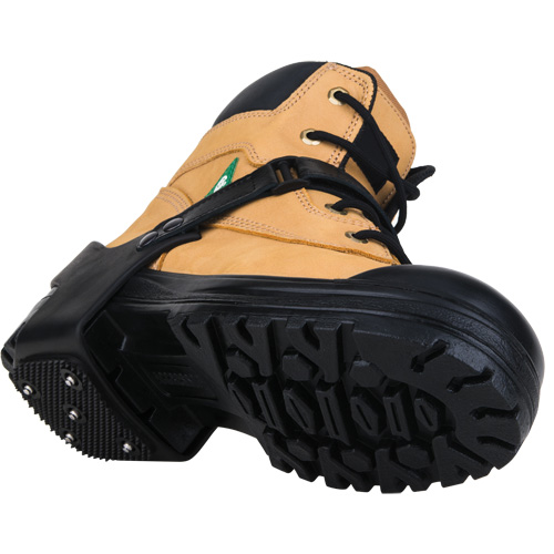 Heelstop Ice Cleats, Tungsten Carbide, Stud Traction, Large Moffatt Supply & Specialties