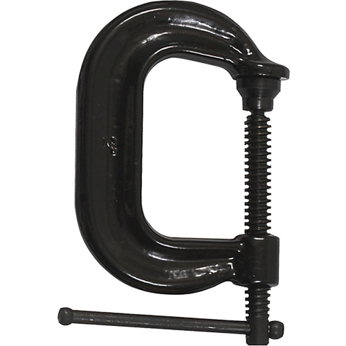 Regular-Duty Deep Throat C-Clamp, 2" (51 mm) Capacity, 2-1/8" (54 mm) Throat Depth Moffatt Supply & Specialties