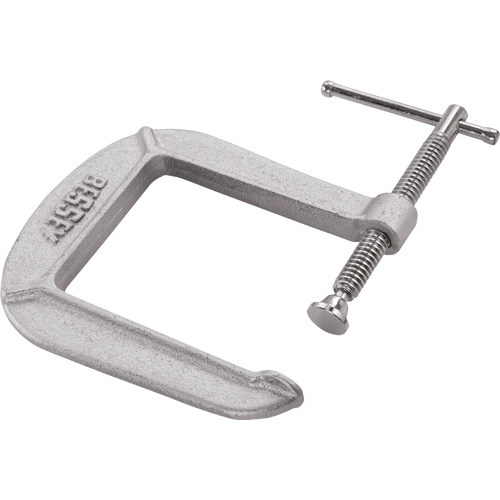 Light-Duty C-Clamp, 3" (76 mm) Capacity, 4-1/2" (114 mm) Throat Depth Moffatt Supply & Specialties