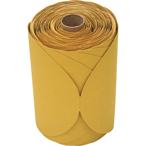 Stikit Gold Disc Roll, 6" Dia., 120 Grit, Aluminum Oxide Moffatt Supply & Specialties