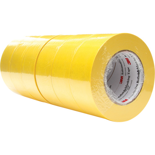 Ruban-cache de finition pour finition automobile 388N, 48 mm (2") x 55 m (180'), Jaune Moffatt Supply & Specialties