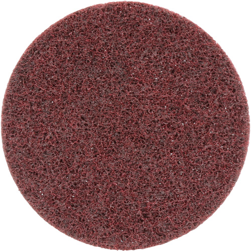 Disque de conditionnement de surface , SC-DR Roloc Scotch-Brite, 4" dia., Grain Moyen, Oxyde d'aluminium Moffatt Supply & Specialties