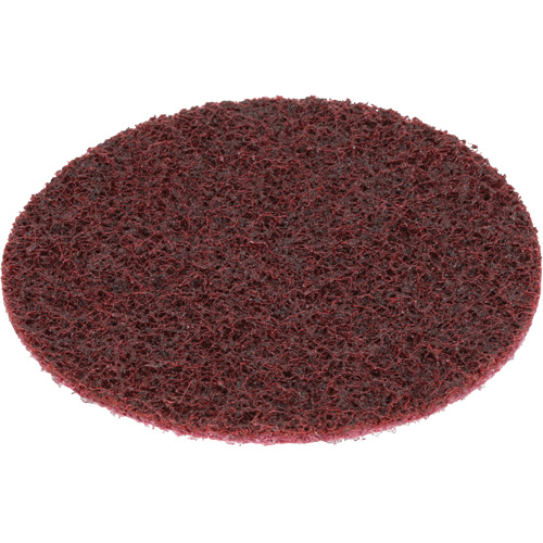 Disque de conditionnement de surface SC- DH Scotch-Brite, 4" dia., Grain Moyen, Oxyde d'aluminium Moffatt Supply & Specialties