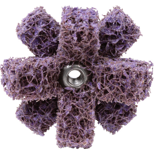 Croix de lustrage BF-XB Scotch-Brite, 1-1/2" dia., Grain Moyen, Oxyde d'aluminium Moffatt Supply & Specialties