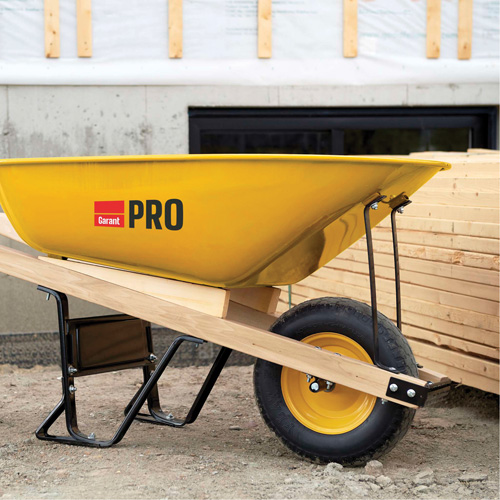 Wheelbarrow, 6 cu. ft., Steel Tray Moffatt Supply & Specialties