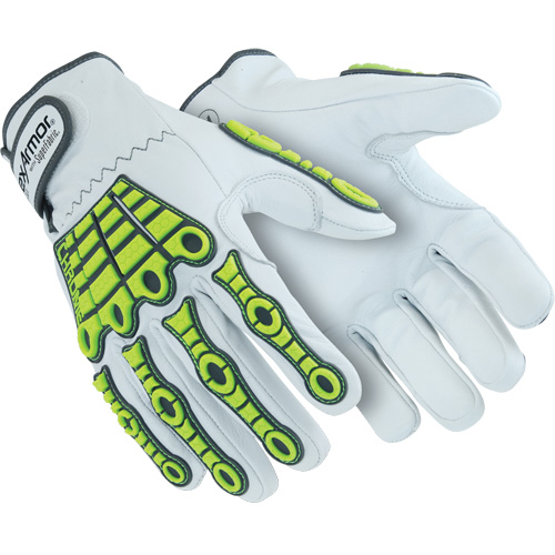 Gants r&eacute;sistant &agrave; la coupe Chrome Series 4080, 8/Moyen, Paume en Ch&egrave;vre, Poignet Boucle et crochet Moffatt Supply & Specialties