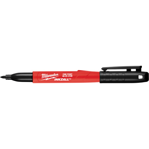 Inkzall Marker, Fine, Black Moffatt Supply & Specialties