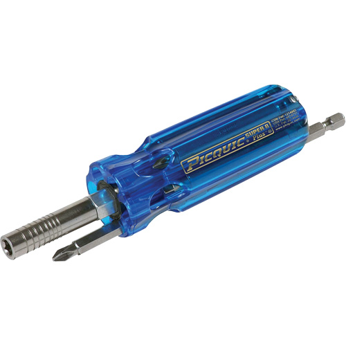 Super 8 Plus Multibit Screwdriver, Plastic Handle Moffatt Supply & Specialties