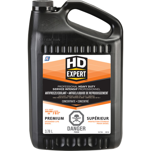 Antigel/liquide de refroidissement concentr&eacute; pour dur&eacute;e de vie prolong&eacute;e pour moteur diesel Turbo Power, 3,78 L, Gallon Moffatt Supply & Specialties