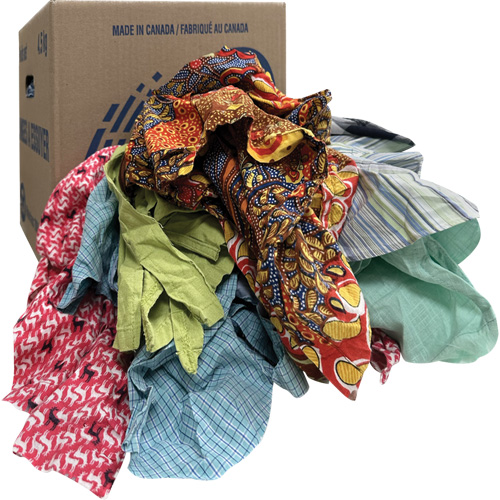 Wiper Rags, Mix Colours, 10 lbs. Moffatt Supply & Specialties