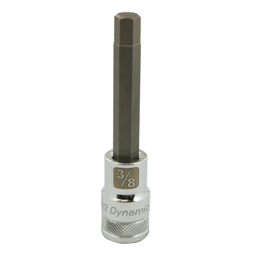 Longue douille &agrave; embout SAE, 3/8" x 3,94" lo, Prise 1/2" Moffatt Supply & Specialties