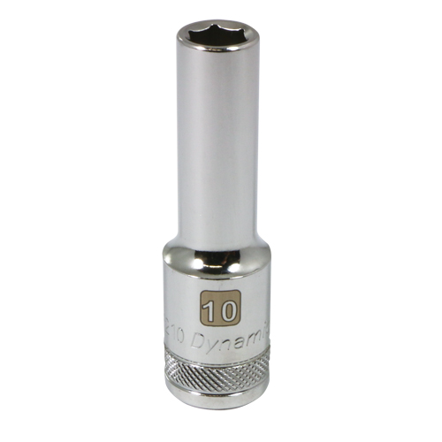 Douille m&eacute;trique, 10 mm, Prise 1/2", 6 pans, Profond Moffatt Supply & Specialties