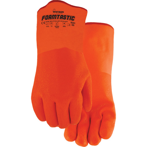 Gants Foamtastic, Taille unique, R&ecirc;vetement PVC, Enveloppe en Mousse Moffatt Supply & Specialties
