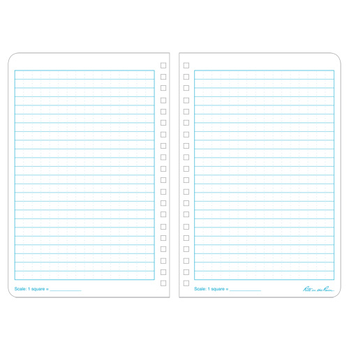 Side-Spiral Notebook, Soft Cover, Yellow, 64 Pages, 4-5/8" W x 7" L Moffatt Supply & Specialties