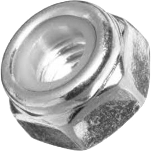 NE Standard Series Locknut Nylon Insert, 1/2"/1/2"-13 Dia., Zinc Plated, Coarse Moffatt Supply & Specialties