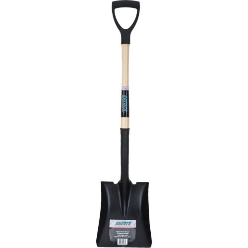 Square Point Shovel, Hardwood, Tempered Steel Blade, D-Grip Handle, 29" Long Moffatt Supply & Specialties