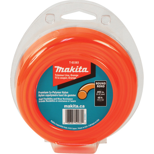 Fil &agrave; couper rond pour coupe-herbe Moffatt Supply & Specialties