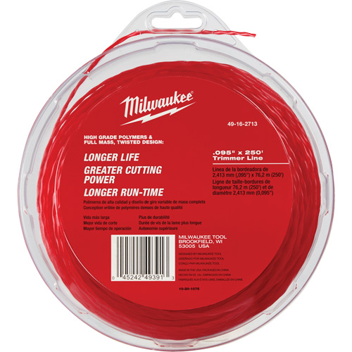 Fil de taille-bordures de 0,095" x 250' Moffatt Supply & Specialties