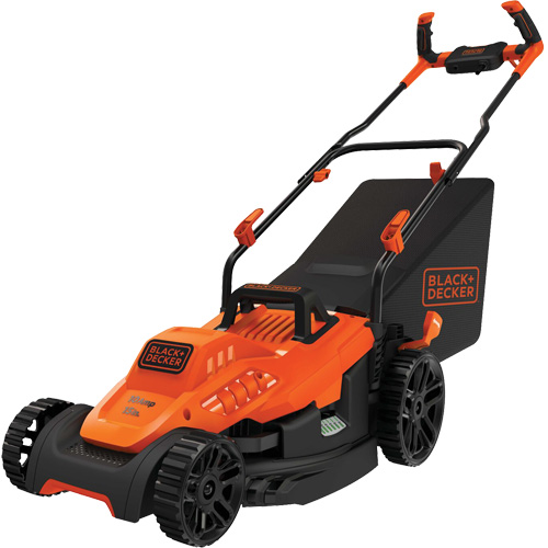 Lawn Mower with Comfort Grip Handle, Push Walk-Behind, Electric, 15" Cutting Width Moffatt Supply & Specialties