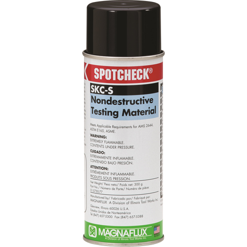Spotcheck&reg; Penetrants - SKC-S Solvent Cleaners, Aerosol Can Moffatt Supply & Specialties