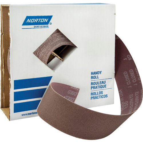 Shop Rolls - Metalite K225 Shop Rolls, Aluminum Oxide, 2" W x 150' L, 400 Grit Moffatt Supply & Specialties
