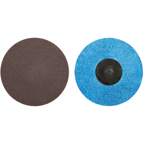 Disque de toile &agrave; changement rapide, 3" dia., Grain 36, Oxyde d'aluminium Moffatt Supply & Specialties