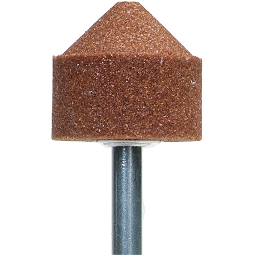 Meule mont&eacute;e sur tige Gemini, A13, 1-1/8" dia., 1-1/8" lo Moffatt Supply & Specialties