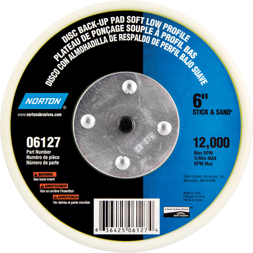 Back Up Pads For PSA & Hook And Loop Paper Discs Moffatt Supply & Specialties