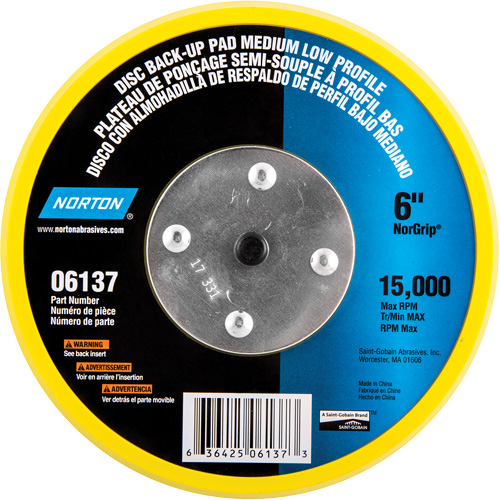 Back Up Pads For PSA & Hook And Loop Paper Discs Moffatt Supply & Specialties
