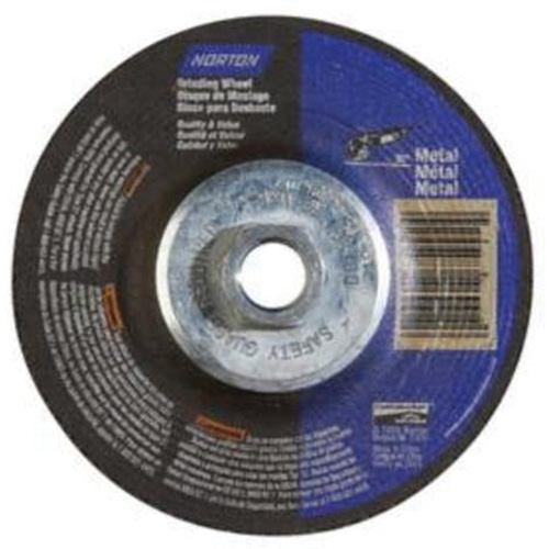Metal Grinding Wheels, 4-1/2" x 1/4", 5/8"-11 Arbor, Aluminum Oxide, Type 27 Moffatt Supply & Specialties