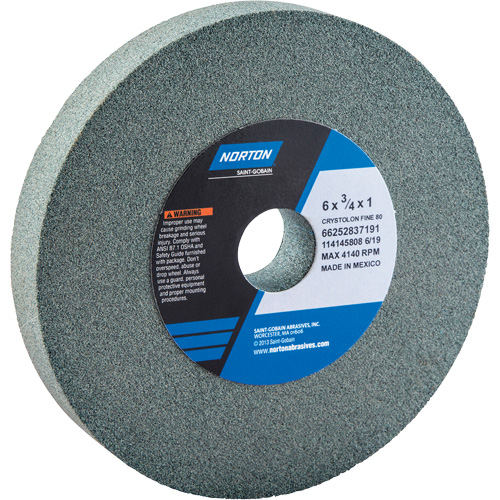 Bench Grinding Wheels - Gemini, 6" x 3/4", 1" Arbor Moffatt Supply & Specialties