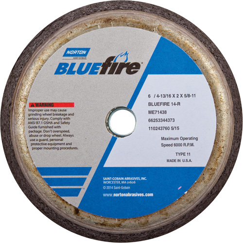 Disque &agrave; &eacute;barbage portatif non renforc&eacute; BlueFire Moffatt Supply & Specialties