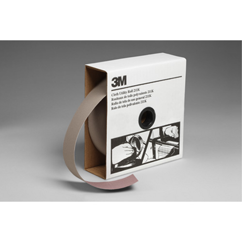 Utility Roll 211K, Aluminum Oxide, 2" W x 150' L, 120 Grit Moffatt Supply & Specialties