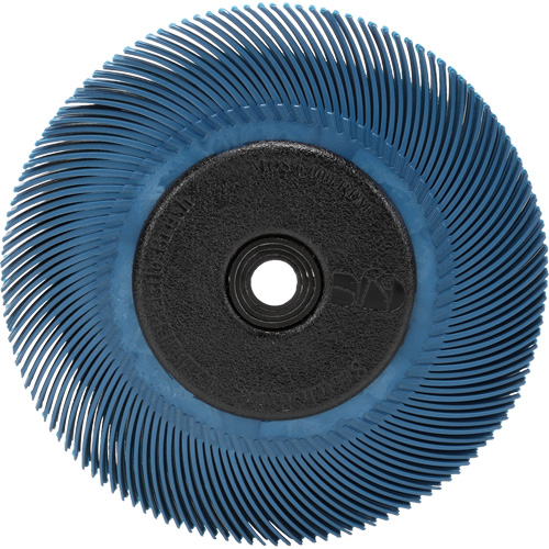 Brosse radiale en soies Scotch-Brite, C&eacute;ramique, Grain 400, 6" dia. Moffatt Supply & Specialties