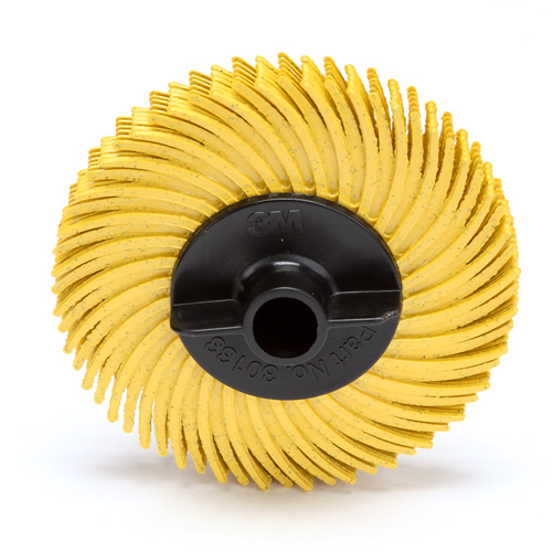 Scotch-Brite Radial Bristle Disc, Aluminum Oxide, 80 Grit, 2" Dia. Moffatt Supply & Specialties