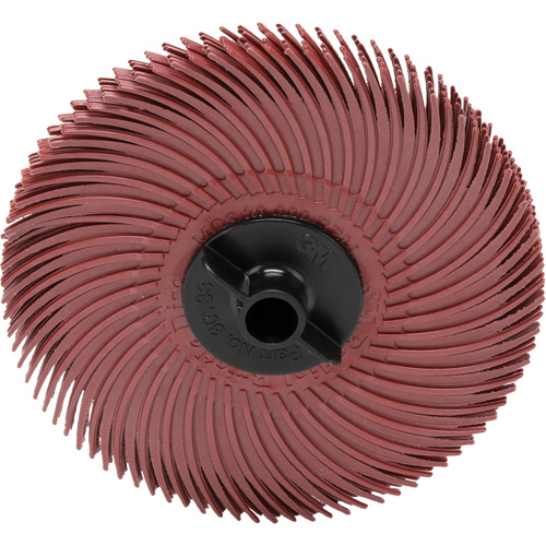 Scotch-Brite Radial Bristle Disc, Aluminum Oxide, 220 Grit, 3" Dia. Moffatt Supply & Specialties