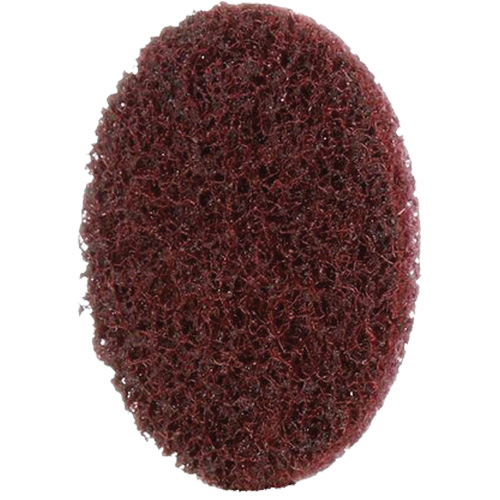Disque de conditionnement de surface Roloc Scotch-Brite, 1" dia., Grain Moyen, Oxyde d'aluminium Moffatt Supply & Specialties