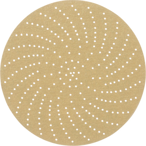 Disque de ponçage net Hookit, dia 6", Grain P320, Oxyde d'aluminium, Poids C Moffatt Supply & Specialties